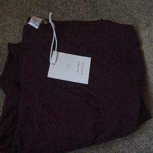 LC Lauren Conrad maroon leggings